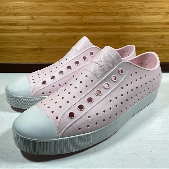 Native Shoes Other - Native Jefferson Milk Pink/Shell White Rubber Sneakers Men's 11